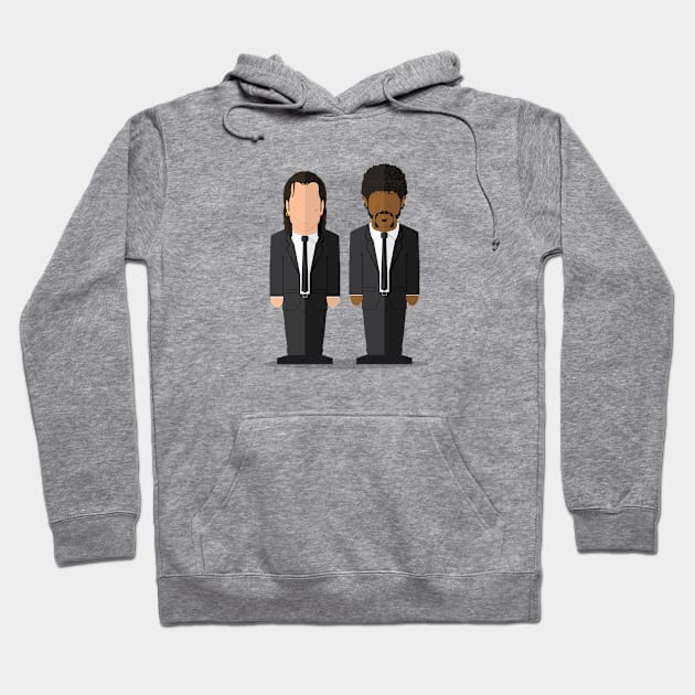 Pulp Fiction Minimalist Hoodie by hello@jobydove.com